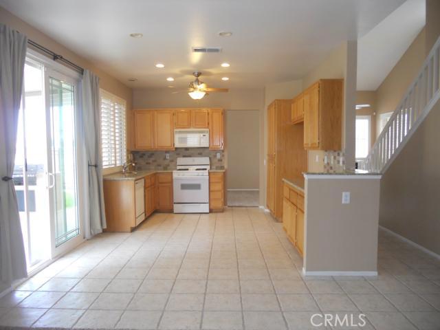 View of Kitchen from Family Room area