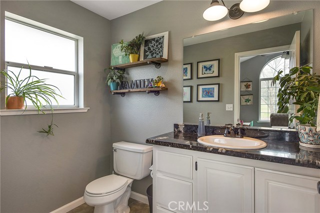 Half bath downstairs off family room