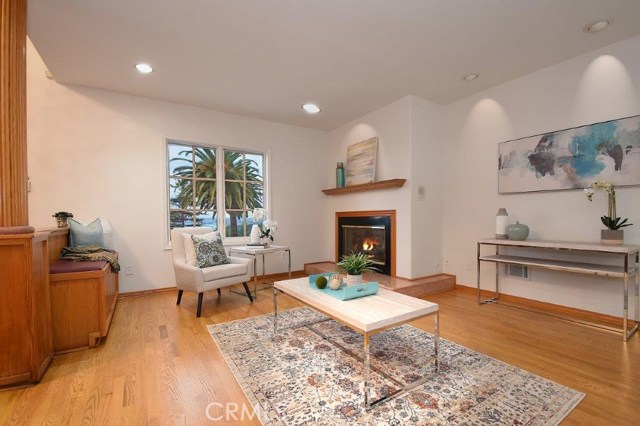 Living Room with Fireplace