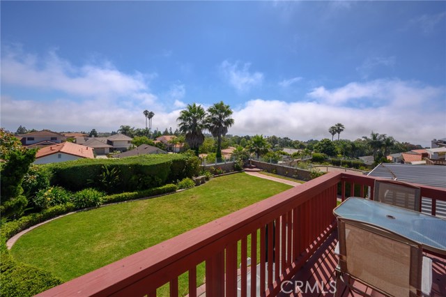 View from oversized deck off master bedroom