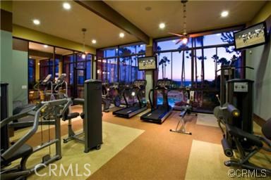 Fitness Center overlooking the ocean