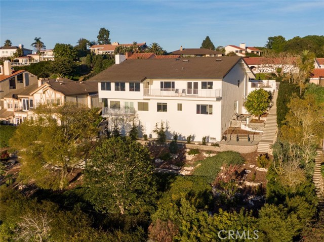 Aerial South View Side & Back of House