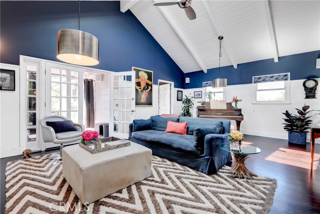 This eye catching great room entices you and provides an indoor outdoor feeling perfect for entertaining.