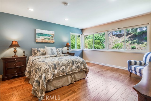 Spacious master suite with newly remodeled bath