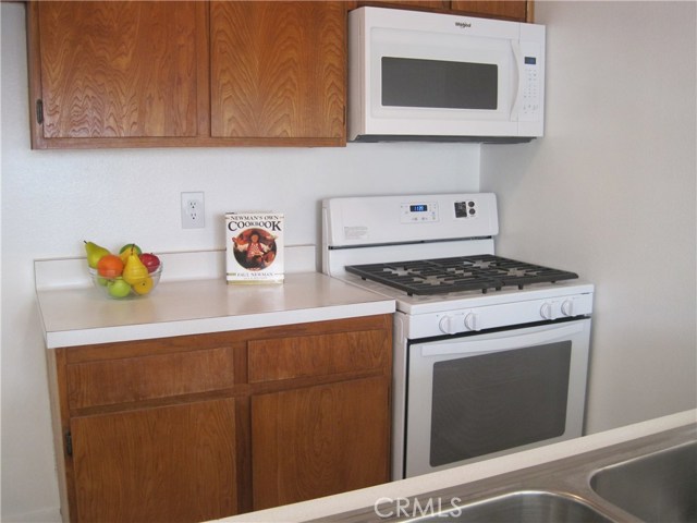 With new stove and microwave oven