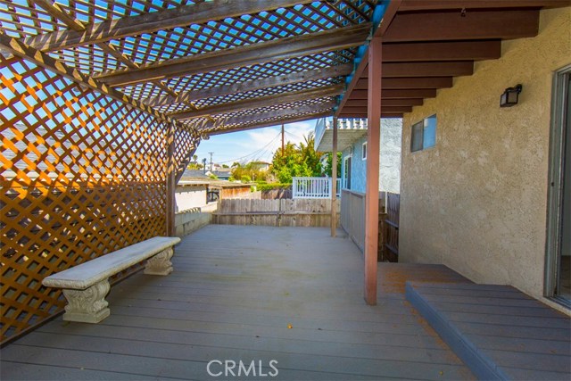 Another view of the back patio