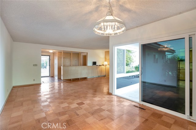 Dining Area with Slider to Rear Patio