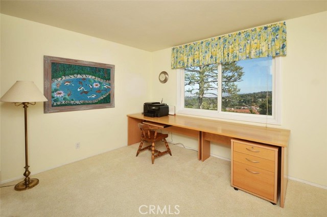 Upstairs bedroom currently used as craft room.