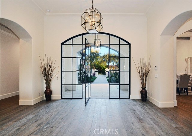 Unique Lead & Glass Front Door