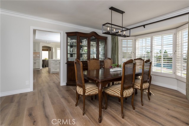 Another formal dining room photo looking toward the kitchen.  Family room is just beyond the kitchen.