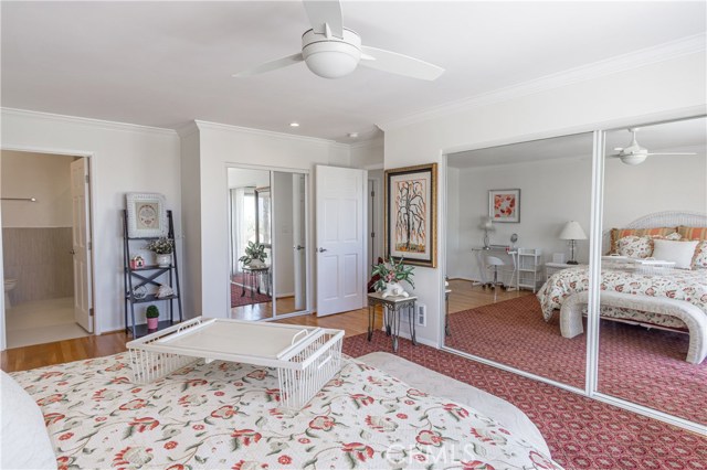 Great closet space, recessed lighting, master bath