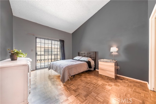 Bedroom #3. This room is painted red and is photo shopped grey.