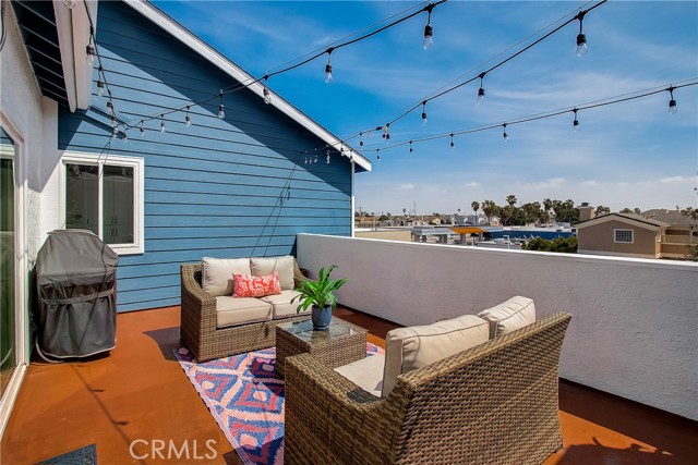 Enjoy al fresco dining out here or a glass of wine to take in the views!