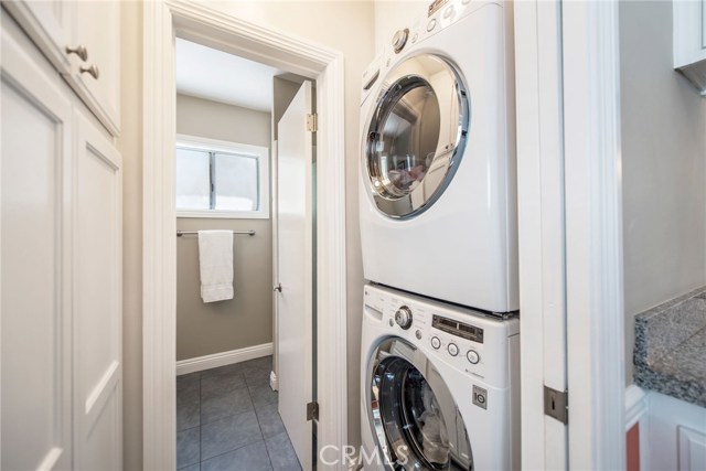 Inside laundry and kitchen pantry on the left