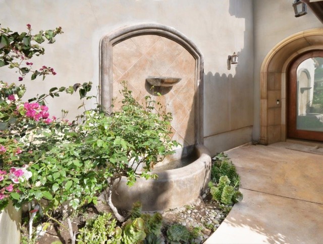 Fountain in Entry Courtyard