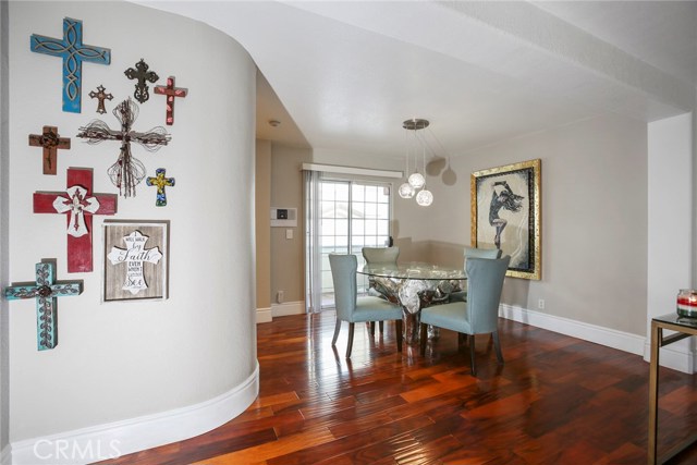 Dining Area with slider to the deck