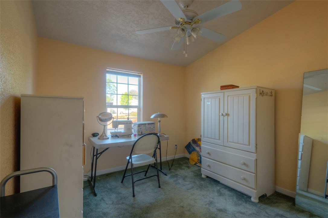 Bedroom facing front yard.