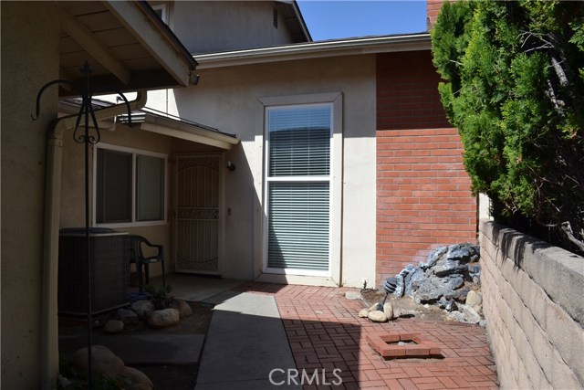 Walkway to front door.