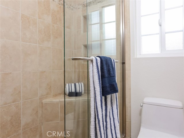 Master suite walk-in shower