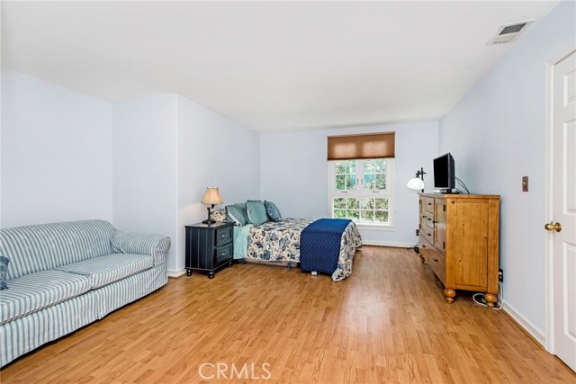 Large Second Bedroom with Bathroom and Walk-in closet.