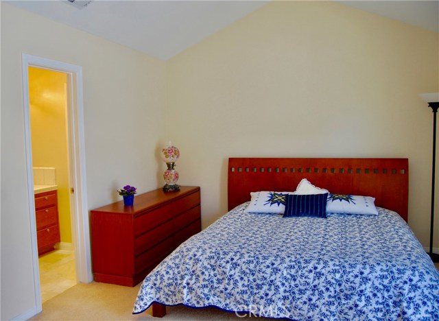 Master Suite 1 with full bath and walk-in closet and outside deck.