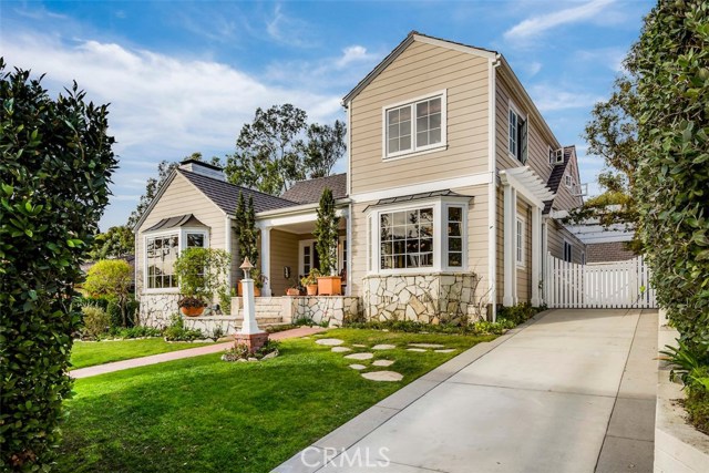 Impressive curb appeal on Valmonte's most coveted street.