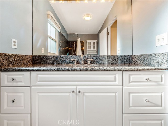 Bathroom #2 - Hallway bathroom, Remodeled with spacious shower in tub.