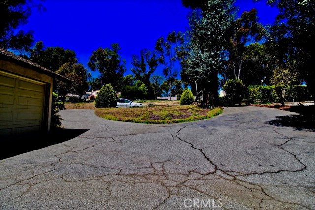 Circular Driveway looking toward street