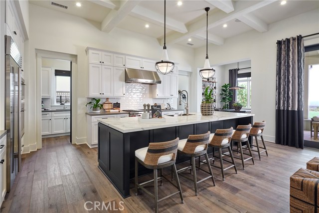 Kitchen, breakfast area, walk-in pantry and second prep kitchen. Wolfe & Sub-Zero appliances make entertaining easy.