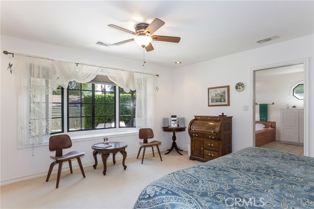 Master suite with garden window