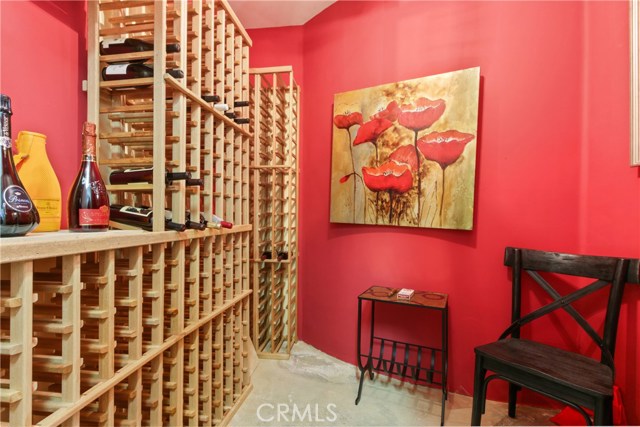 Wine cellar with temperature control