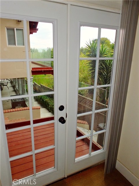 Guest house master bedroom balcony