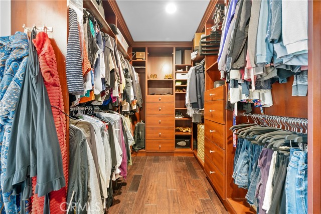 Another view of the master closet