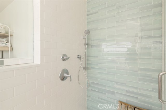 beautifully tiled shower