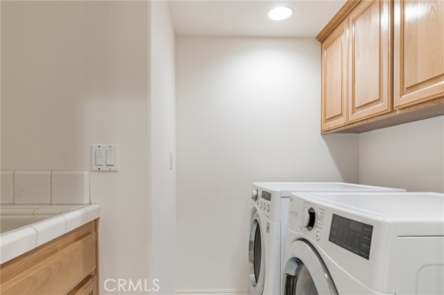 Laundry room conveniently located on the 2nd level.