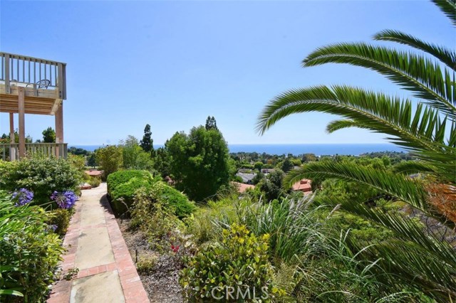 Ocean view from the backyard