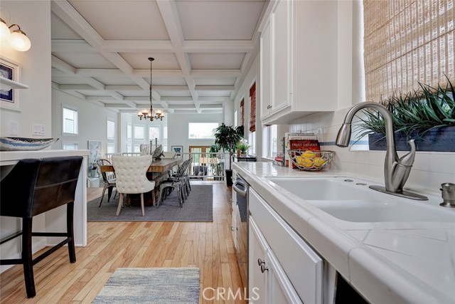 Stunning coffered ceilings throughout.