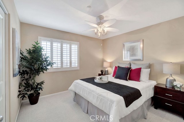 Third of Four Bedrooms, Plantation Shutters, Ceiling Fan and Custom California Closets. Third of Four Bedrooms, Plantation Shutters, Ceiling Fan and Custom California Closets.