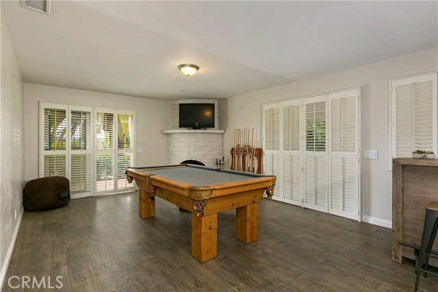 Living Room/Dining Room With Fireplace