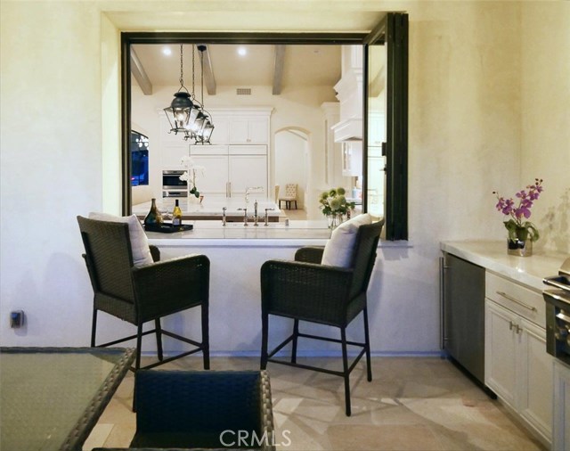 Patio Kitchen Pass Through