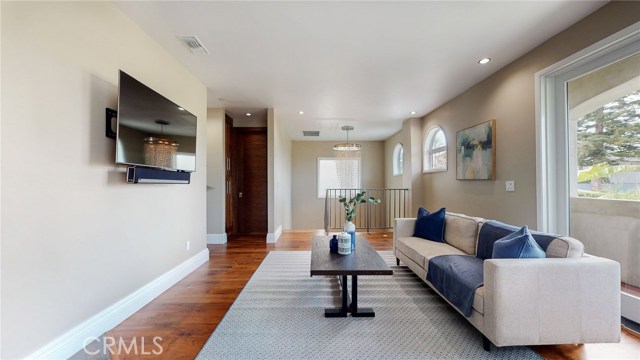 Upstairs Family Room with Neighborhood Views.