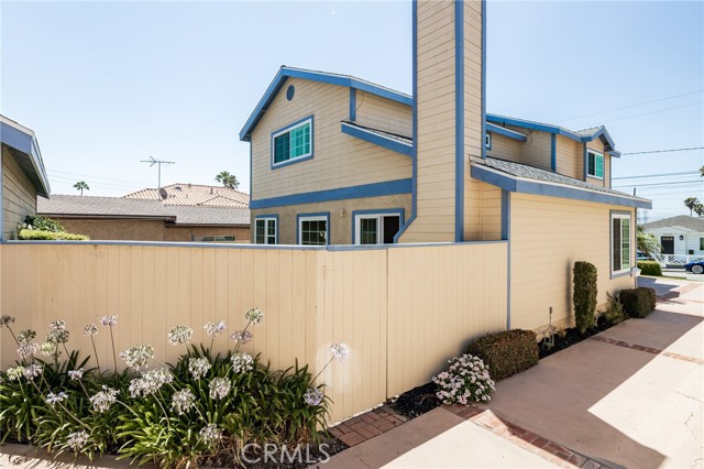 Backyard gate entrance.