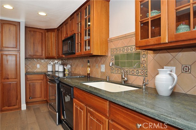 Kitchen- Cherry Cabinets,