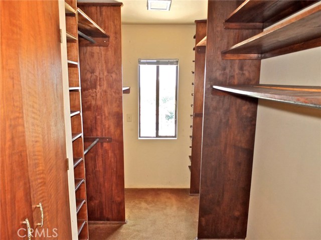 Master bedroom walk-in closet.