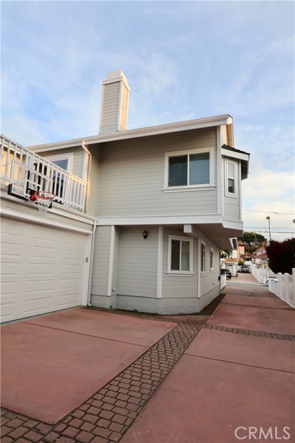 Garage and back of house