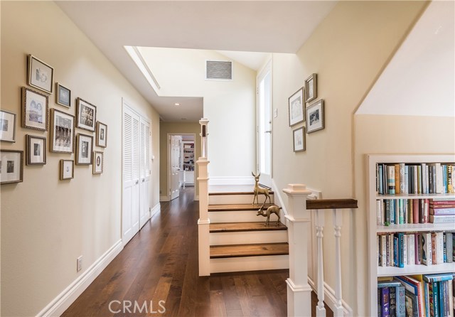 Upstairs Hallway and stair to Roof Top Deck