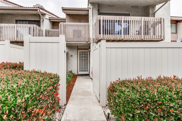 Entry to the Patio and unit