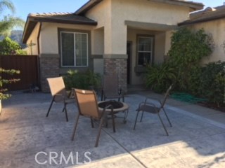 Front Patio with Fire Pit