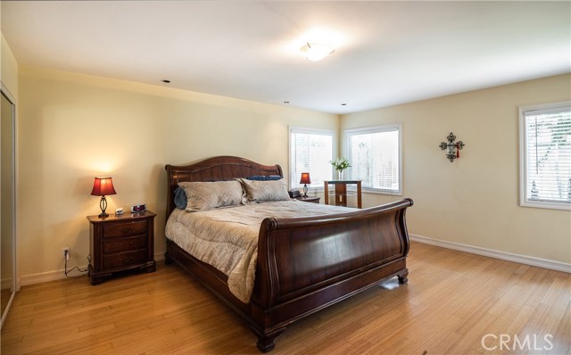 Master Bedroom with Bamboo Floors