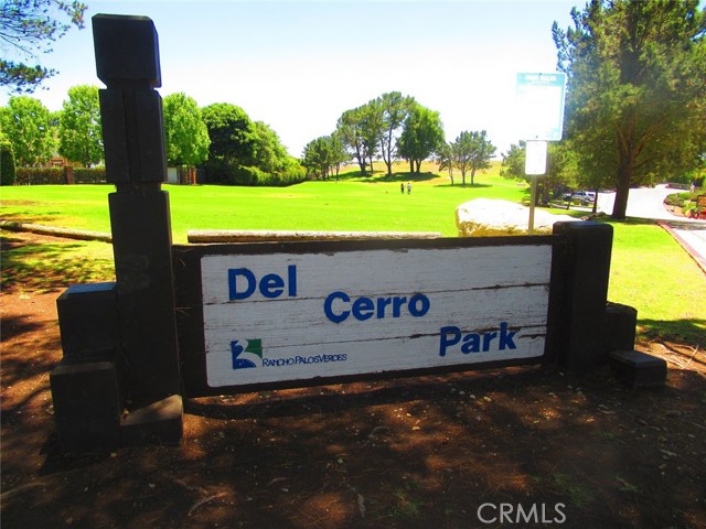 DEL CERRO PARK WITH ACCESS TO HIKING TRAILS AND PANORAMIC OCEAN, COASTLINE AND CATALINA ISLAND VIEWS.